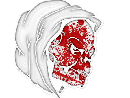 skull - skull, white