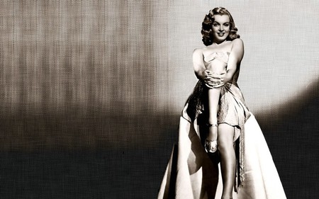 Marilyn Monroe - diva, model, singer, marilyn, black and white, actress