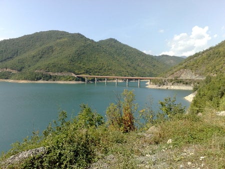 Kosovo ,Gazivode Lake,Bridge - kosovo, kosova, gazivode