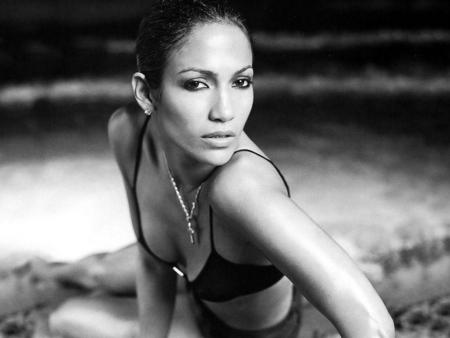 jennifer lopez - black and white, movies, cinema, hollywood