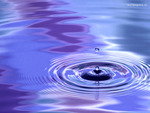 Purple & Blue Waterdrop Ripple