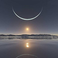 Sunset at North Pole