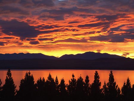 sunset beauty - sky, sunset, landscape