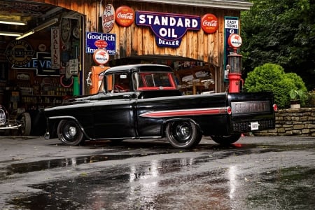 1959-Chevy-Apache - GM, Truck, Black, Classic