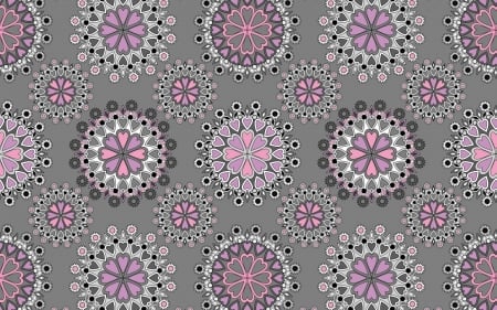 Texture - grey, white, pattern, paper, texture, flower, pink