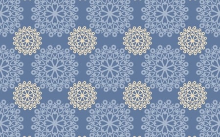 Texture - white, winter, snowflakes, blue, pattern, paper, texture, flower