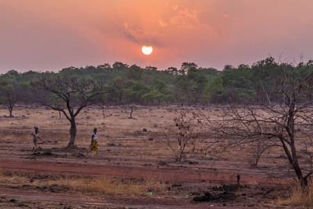 Africa - sunset, nature, beautiful, africa