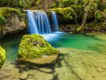 Beautiful Forest Waterfall