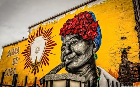 Graffiti - Graffiti, Art, Cuban, wall, Cuba