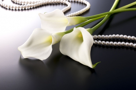 ♥ - flowers, pearls, photography, soft