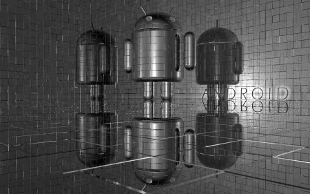 Shiny Android - android, abstract, os, 3d