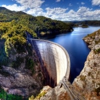 Gordon dam Tasmania Australia