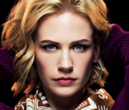 January Jones - woman, face, actress, girl, january jones, blonde