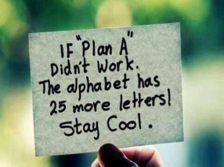 Plan "A" quote