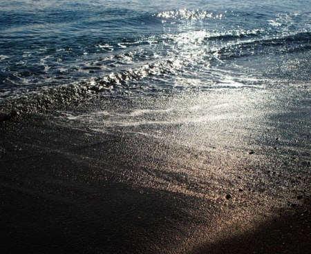 Beach - beach, shore, background, sea