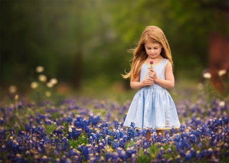 â™¥ - field, abstract, cute, girl