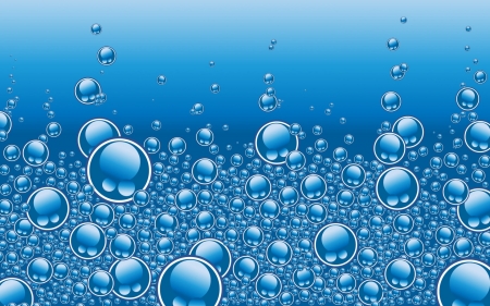 Bubbles - white, water, bubbles, texture, vector, blue