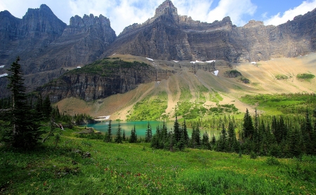 Beautiful Scenery - landscape, lake, nature, mountain