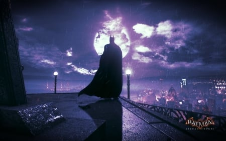 Batman - moon, sky, batman, movie, fantasy, purple, full, man, actor, luna