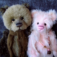 Charlie Bears 'Stirling' & 'Candy Floss'