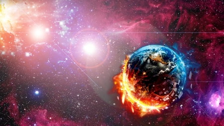 Space Dreamer - flares, planets, stars, hot, firefox, nebula, fire, space