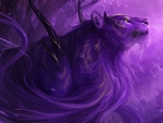 Purple lion