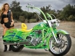 Lime Green Bike Machine