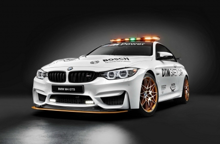 2016 BMW M4 GTS DTM Safety Car - white, 2016, beamer, lights