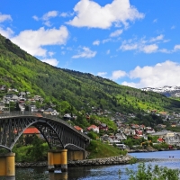 mountainside village