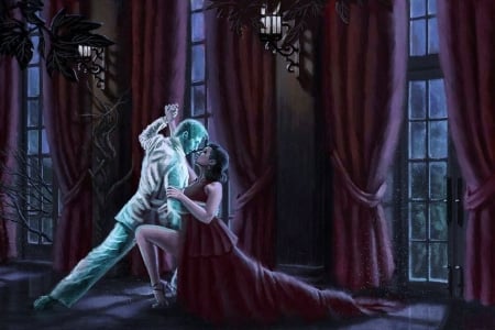 'One last dance'..... - dance, ghost, romance, dark