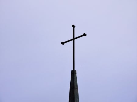 Old church cross - metal, nikon coolpix p900, photography, medievel, steam punk, cross, tall, church, australia, religious