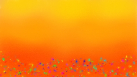 orange gradient with fairy dust - icons fit on top, fairy dust, sunset, orange gradient