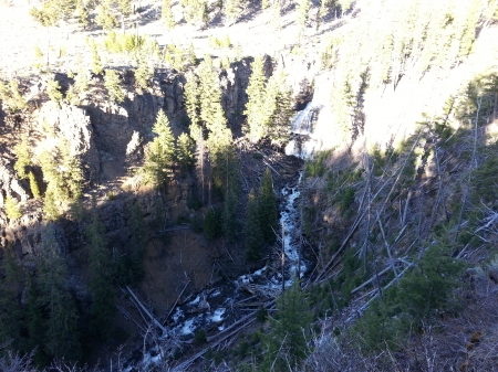 Undine Falls - waterfall, yellowstone, nature, undine falls