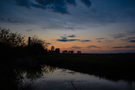 Natural Sunset - sunset, romania, romanian sunset, natural