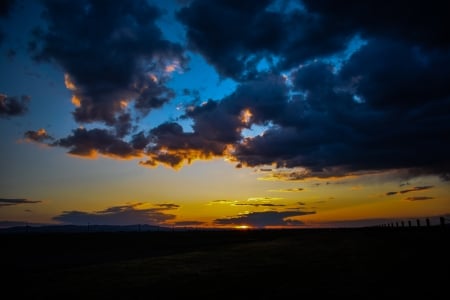 Romanian Sunset - Natural, Sunset, Beautiful, Romanian