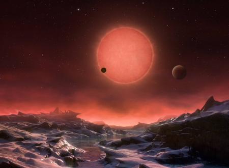 Three Worlds for TRAPPIST-1 - fun, stars, galaxy, cool, space