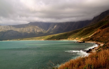 Landscape - nature, sky, lake, landscape, mountain, clouds