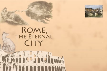 Greeting Card from Rome