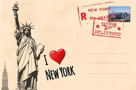 Greeting Card from New York