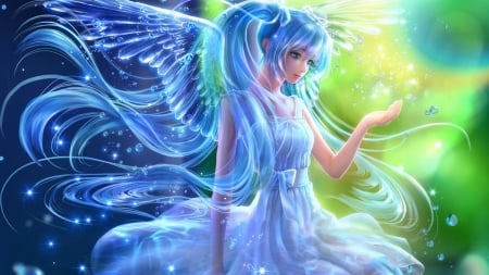 Angel - anime, beauty, princess, angel