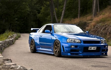 Nissan Skyline GTR - tuner, street, Japanese, car, Nissan, Skyline, classic, GTR, auto