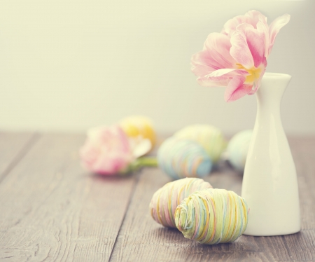 ♥ - flowers, vase, pink, soft