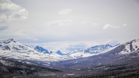 Mountain Range - range, nature, landscape, beauty, earth, mountain, sky