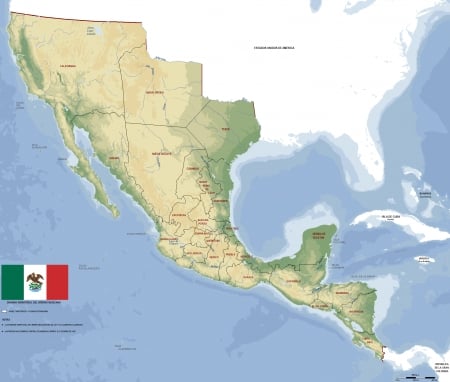 Map Of Mexico - mexico, information, educational, map, country