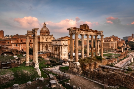 Roman Forum - Rome, Forum Magnum, architecture, Plaza, ancient, government buildings, Italy, Roman Forum, Roman, ruins, marketplace, The Forum