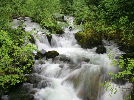 Forces of nature - waterfalls, mountain