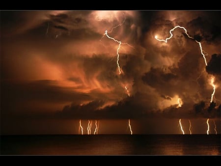 thunderstorm - thunderstorm, sea