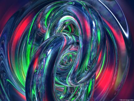 Something - red, 3d, abstract, blue, green