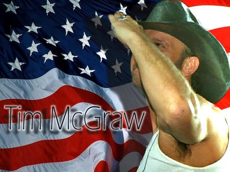 Tim McGraw & US Flag - country, music, entertainment