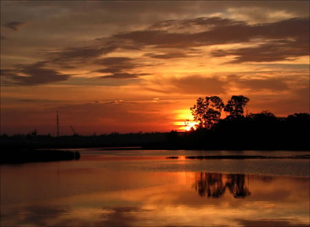 Sunset - sunsets, nature